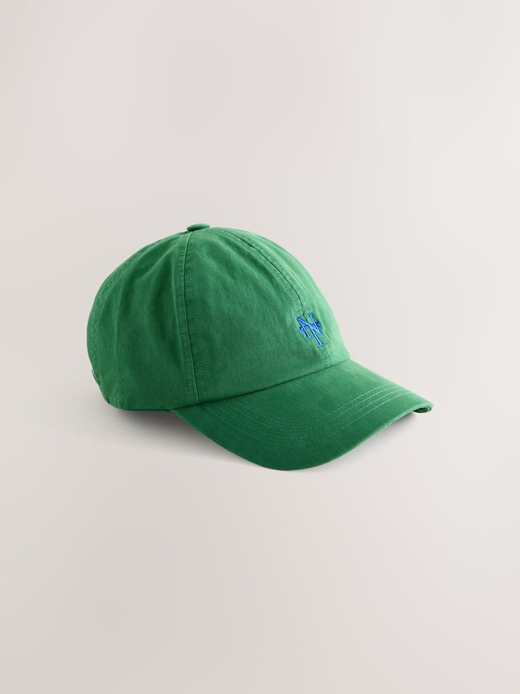 Green Cap with Embroidery - Image 3 of 3 Green Cap with Embroidery - Image 3 of 3