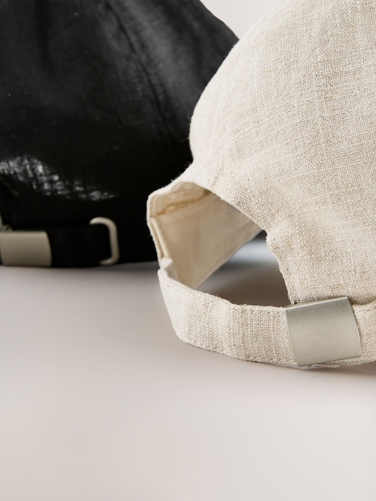 Negru/Crem - Set de 2 șepci - Imaginea 4 din 4