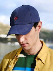 Blue Cap with Embroidery - Image 1 of 3