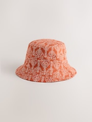Burgundy/Ecru Bucket Hats 2 Pack - Image 3 of 5