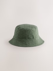 Khaki Green/Navy Blue Bucket Hats 2 Pack - Image 3 of 5