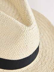 Cream - Panama Straw Hat - Imaginea 2 din 3