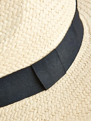 Cream - Panama Straw Hat - Imaginea 3 din 3