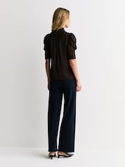 FRAME Leopard Brown The Gillian Top - Image 4 of 7