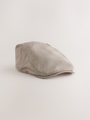 Dark Natural Flat Cap - Image 1 of 3