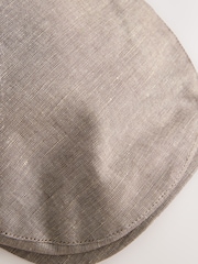 Dark Natural Flat Cap - Image 3 of 3