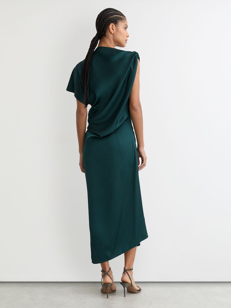 long sleeve midi dress fitted Anika Long Sleeve Bodycon Midi Dress • American Threads Young Women's Fashion Black / M