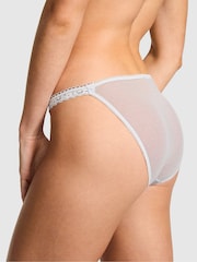 Victoria's Secret Pink Adrift Blue Bikini Valerie Lace Knickers - Image 2 of 2