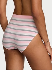 Victoria's Secret Pretty Blossom Pink Brief Stripe Knickers - Image 2 of 2