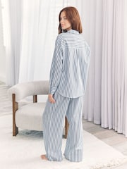 Chelsea Peers Sateen Stripe Long Pyjamas Set - صورة 4 من 6