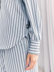 Chelsea Peers Sateen Stripe Long Pyjamas Set - صورة 6 من 6