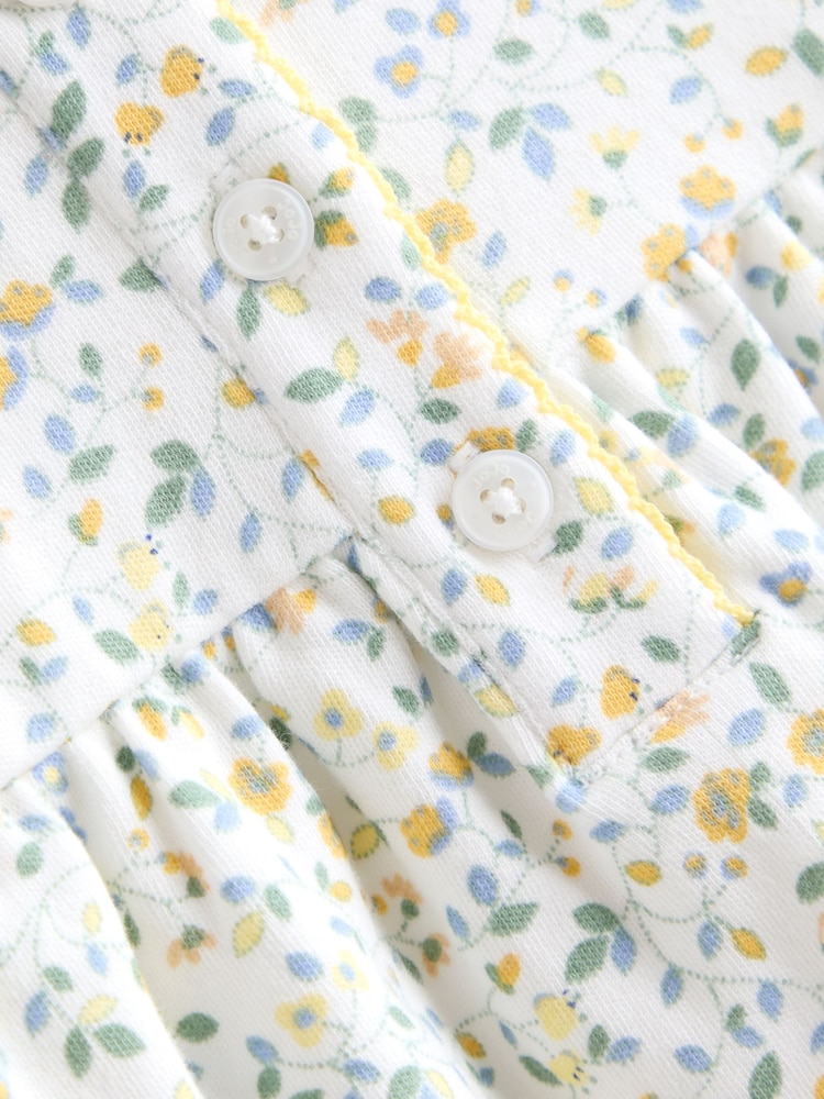 JoJo Maman Bébé Pretty Jersey Pyjamas - Image 9 of 9