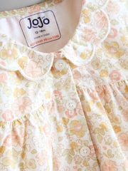 Blümchenmuster - JoJo Maman Bébé Gestreifter Seersucker-Pyjamas - Bild 3 von 7