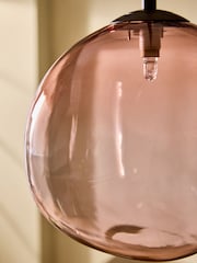 French Connection Pink Pendant Jamavar Pendant Ceiling Light - Image 4 of 6