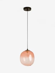 French Connection Pink Pendant Jamavar Pendant Ceiling Light - Image 6 of 6