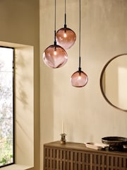 French Connection Pink Cluster Jamavar Pendant Ceiling Light - Image 1 of 6