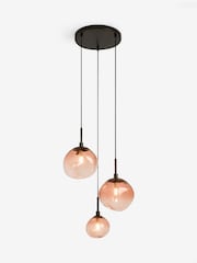 French Connection Pink Cluster Jamavar Pendant Ceiling Light - Image 5 of 6