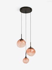 French Connection Pink Cluster Jamavar Pendant Ceiling Light - Image 6 of 6