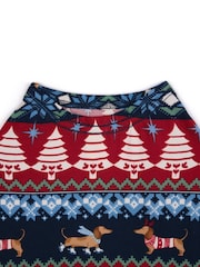 Chelsea Peers Pet Christmas Dog Fair Isle Print Pyjama T-Shirt - Imagen 4 de 4