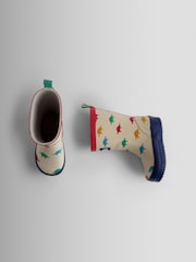 JoJo Maman Bébé Stone Dino Print Wellies - Image 5 of 5