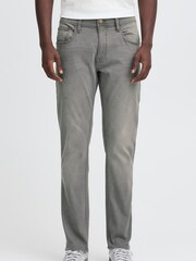 Blend Grey Tapered Stretch Denim Jeans - Image 1 of 5