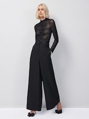 Ro&Zo Flocked Sparkle Mock Neck Top - Imagen 3 de 3