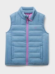 Crew Clothing Blue Lowther Puffer Gilet - Image 1 of 3
