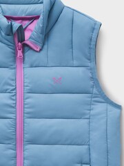 Crew Clothing Blue Lowther Puffer Gilet - Image 3 of 3