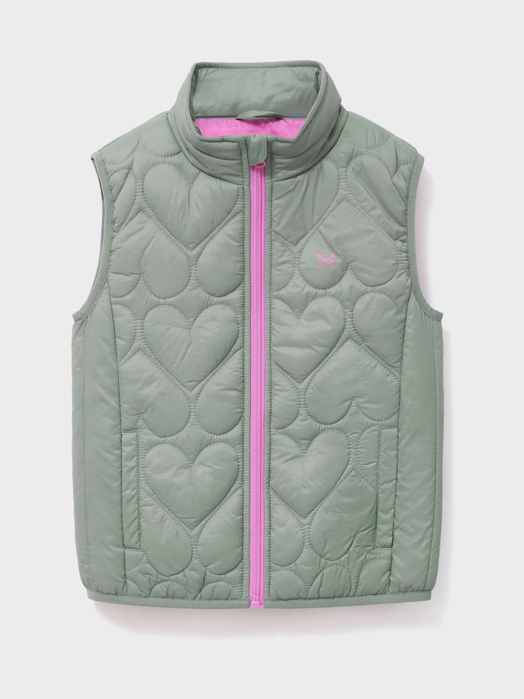 Crew Clothing Heart-Quilted Gilet - صورة 1 من 3 Crew Clothing Heart-Quilted Gilet - صورة 1 من 3