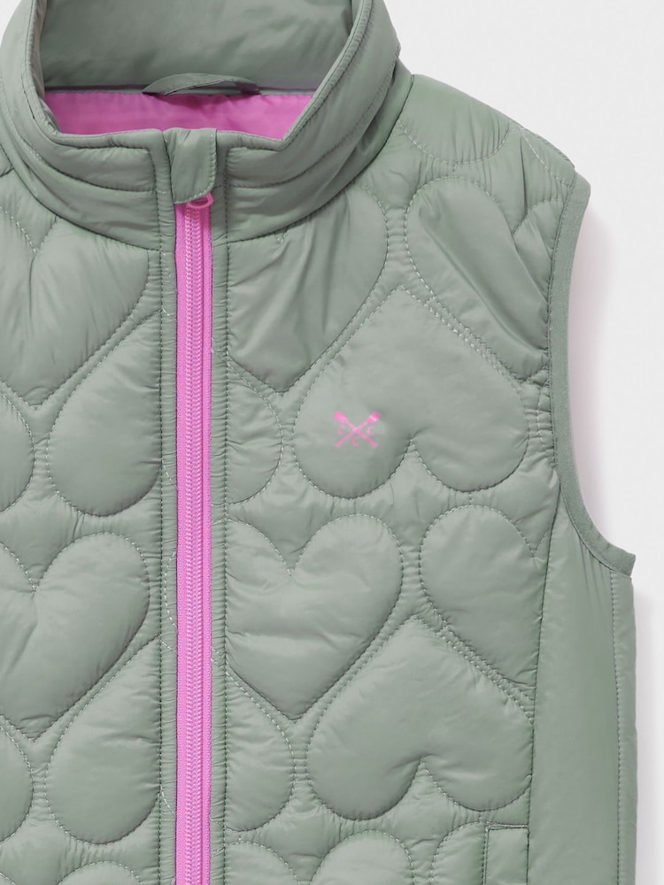 Crew Clothing Heart-Quilted Gilet - صورة 3 من 3