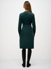 Crew Clothing Green Hattie Midi Cord Dress - Image 2 of 6