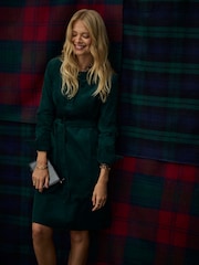 Crew Clothing Green Hattie Midi Cord Dress - Image 5 of 6