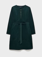 Crew Clothing Green Hattie Midi Cord Dress - Image 6 of 6