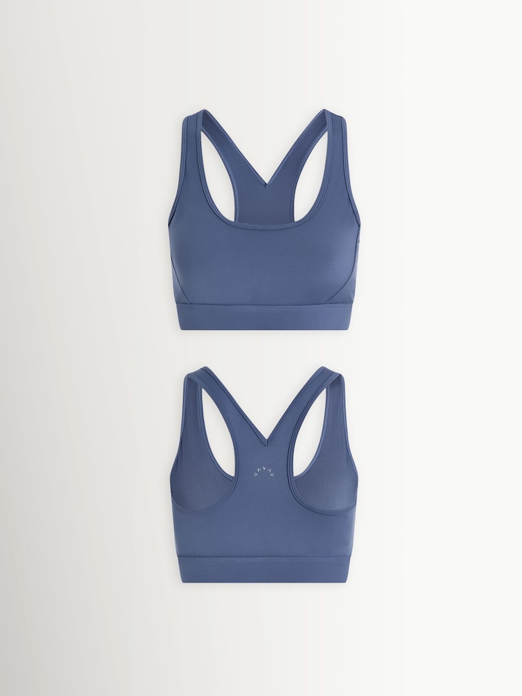Varley Blue Active Freesoft Selma Bra - Image 6 of 6 Varley Blue Active Freesoft Selma Bra - Image 6 of 6
