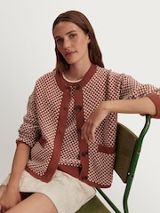 Varley Brown Elmwick Knit Jacket - Image 1 of 12