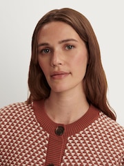 Varley Brown Elmwick Knit Jacket - Image 10 of 12