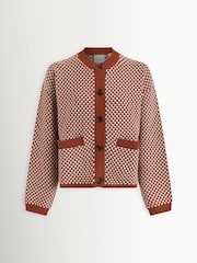 Varley Brown Elmwick Knit Jacket - Image 11 of 12