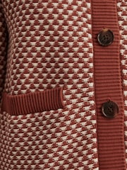 Varley Brown Elmwick Knit Jacket - Image 12 of 12