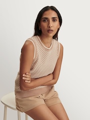 Varley Natural Jenson Stich Knit Tank - Image 4 of 9