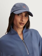 Varley Blue Doublesoft Davidson Sweat Top - Image 6 of 7