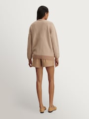 Varley Natural Tarran Stitch Knit Cardigan - Image 6 of 9