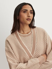 Varley Natural Tarran Stitch Knit Cardigan - Image 7 of 9