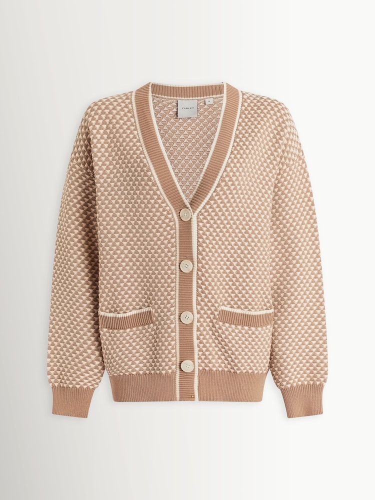 Varley Natural Tarran Stitch Knit Cardigan - Image 9 of 9