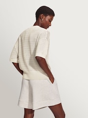 Varley White Callie Knit Top - Image 6 of 7