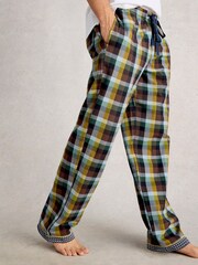 White Stuff Green Moorland Flannel Pyjamas Trousers - Image 3 of 6