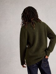 White Stuff Green Berkley Crew Neck Jumper - Image 2 of 6