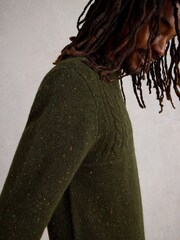 White Stuff Green Berkley Crew Neck Jumper - Image 4 of 6