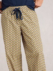 White Stuff Yellow Wells Printed Pyjamas Trousers - Image 2 of 6