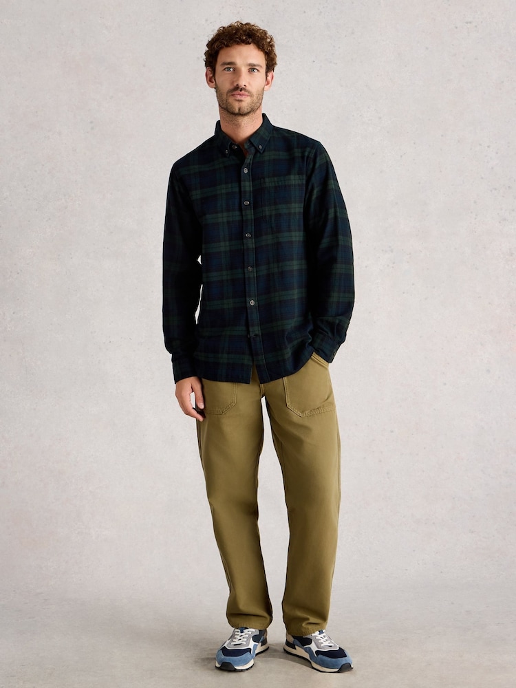 White Stuff Blue Blackwatch Check Shirt - Image 1 of 6