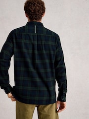 White Stuff Blue Blackwatch Check Shirt - Image 3 of 6